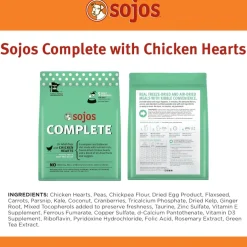 Sojos Complete Chicken Recipe Freeze-Dried Adult Dog Food, 7 lb