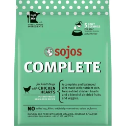 Sojos Complete Chicken Recipe Freeze-Dried Adult Dog Food, 7 lb