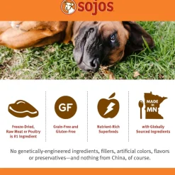 Sojos Complete Turkey Recipe Freeze-Dried Adult Food For Dogs