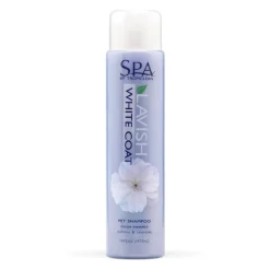 SPA by TropiClean Lavish White Coat Shampoo for Pets (16oz)