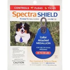 Spectra Shield Flea & Tick Collar Medallion for Dogs