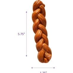 Spot Bam-Bones Braided Stick Chew Toy for Dogs Hickory Smoke Flavor