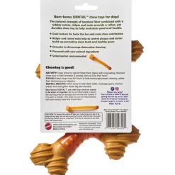 Spot Bam-Bones Dental X-Bone Peanut Butter Flavor Dog Chew Toy