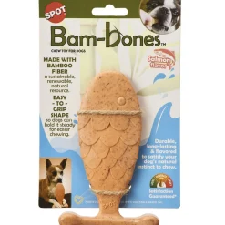 Spot Bam-Bones Fish Salmon Flavor Dog Chew Toy