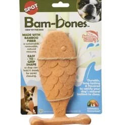 Spot Bam-Bones Fish Salmon Flavor Dog Chew Toy