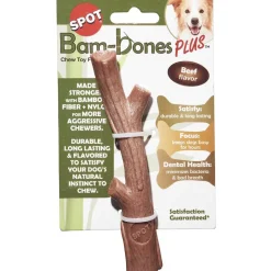 Spot Bam-Bones Plus Branch Beef Flavor Dog Chew Toy