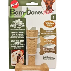Spot Bam-Bones Plus Chicken Flavor Dog Chew Toy