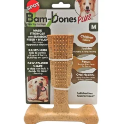 Spot Bam-Bones Plus Chicken Flavor Dog Chew Toy
