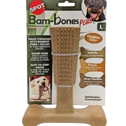 Spot Bam-Bones Plus Chicken Flavor Dog Chew Toy
