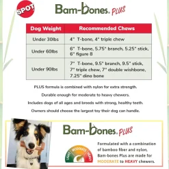 Spot Bam-Bones Plus Chicken Flavor Dog Chew Toy