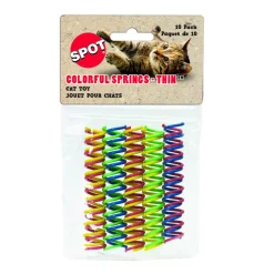Spot Colorful Thin Springs Catnip Toy (10 pack)