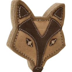 Spot Dura-Fused Chunkies Leather Fox Chew Toy For Dogs