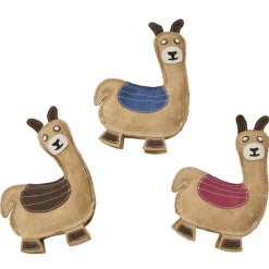 Spot Dura-Fused Colors Leather Llama Dog Toy- Assorted colors