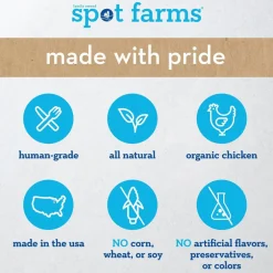 Spot Farms Organic Chicken Tenders Dog Treats, 11-oz