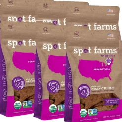 Spot Farms Organic Turkey Tenders Dog Treats, 10-oz