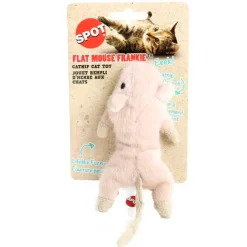 Spot Flat Mouse Frankie with Nip Catnip Toy, Assorted Colors