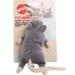 Spot Flat Mouse Frankie with Nip Catnip Toy, Assorted Colors