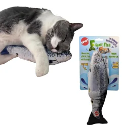 Spot Flippin' Fish Cat Toy