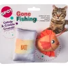 Spot Gone Fishing Crinkly Catnip Cat Toys, assorted colors (2 pack)