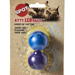 Spot Kitty LED Balls Cat Toy, Assorted, 2-pack