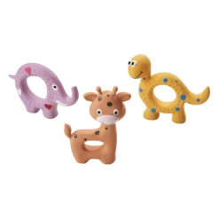 Spot Latex Rings Dog Toy, Assorted, 5-in