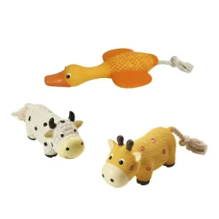 Spot Latex Tuggers Dog Toy, Assorted, 10-in