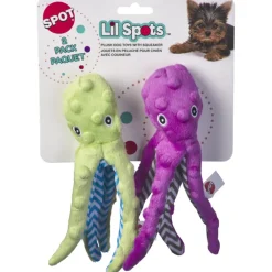 Spot Lil Spots Octopus Toy for Dogs 8" (Assorted Colors)