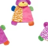 Spot Lil Spots Plush Dog Toy Blanket Multi-Color Assorted, 7", 1-Count