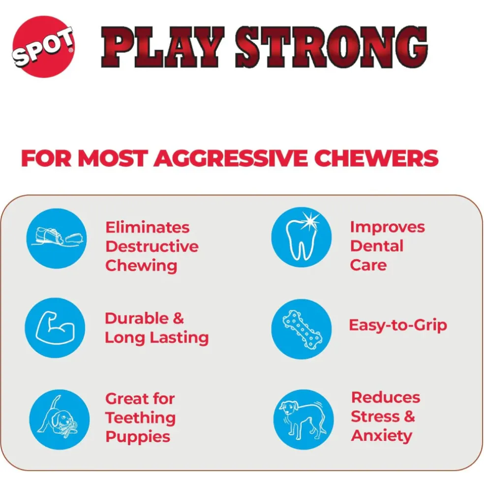 Spot Play Strong Dog Toy Stick (12")