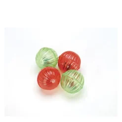 Spot Shimmer Ball Cat Toy Multi-Color, 4-pack