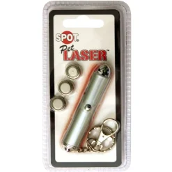 Spot Single Dot Laser Cat & Dog Toy, Silver
