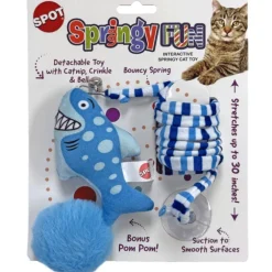 Spot Springy Fun Pom Pom Interactive Cat Toy (Assorted Characters)