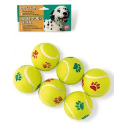 Spot Tennis Ball Dog Toy Assorted, 2.5" - 6-pack