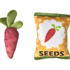 Spot Vegetable Garden Crinkly Catnip Cat Toys, assorted colors (2 pack)