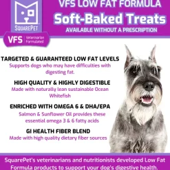 SquarePet VFS Low Fat Formula Soft Baked Dog Treats (6 oz)
