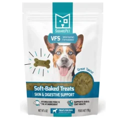 SquarePet VFS Skin & Digestion Support Soft Baked Dog Treats (6 oz)