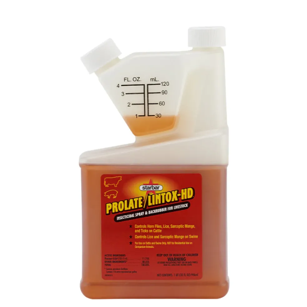 Starbar Prolate/Lintox-HD Insecticide Fly and Tick Backrubber for Livestock