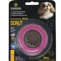Starmark Everlasting Donut Treat Dog Toy, Medium