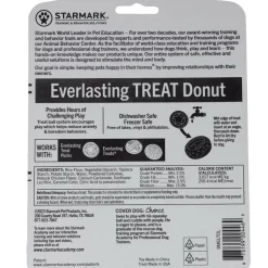 Starmark Everlasting Donut Treat Dog Toy, Medium
