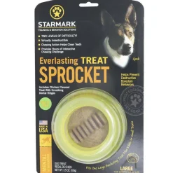 Starmark Everlasting Sprocket Tough Treat Dispenser Dog Toy
