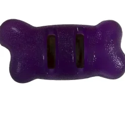 Starmark FLEXGRIP Treat Ringer Bone, Purple, Small