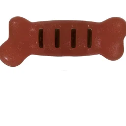 Starmark FLEXGRIP Treat Ringer Bone, Red, Large