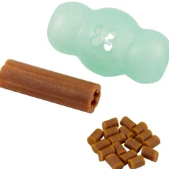 Starmark Treat Crunching Multiball Treat Dispenser, Green, Large 9.5 in