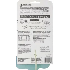 Starmark Treat Crunching Multiball Treat Dispenser, Green, Large 9.5 in