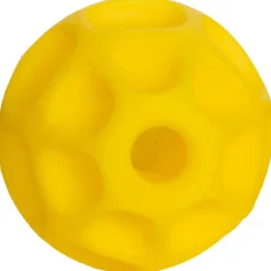 Starmark Treat Dispensing Tetraflex Dog Toy, Yellow