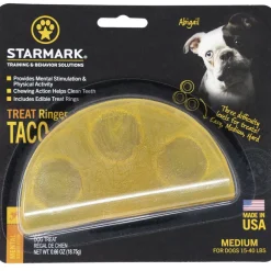 Starmark Treat Ringer Taco Dispenser Dog Toy