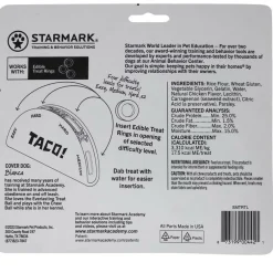 Starmark Treat Ringer Taco Dispenser Dog Toy