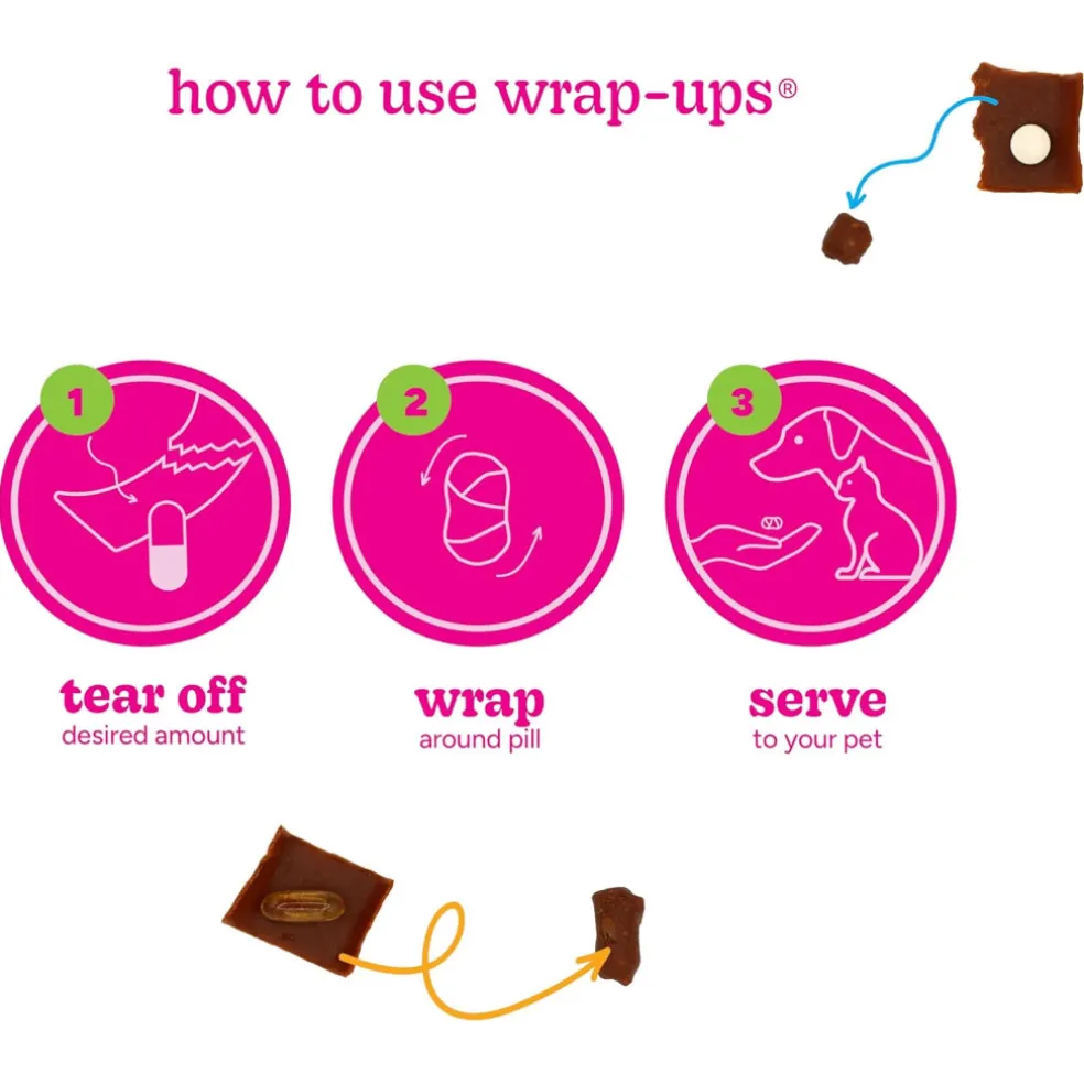 Stashios Wrap-Ups Bacon Flavor Pill Wrapper for Dogs & Cats (2 oz)