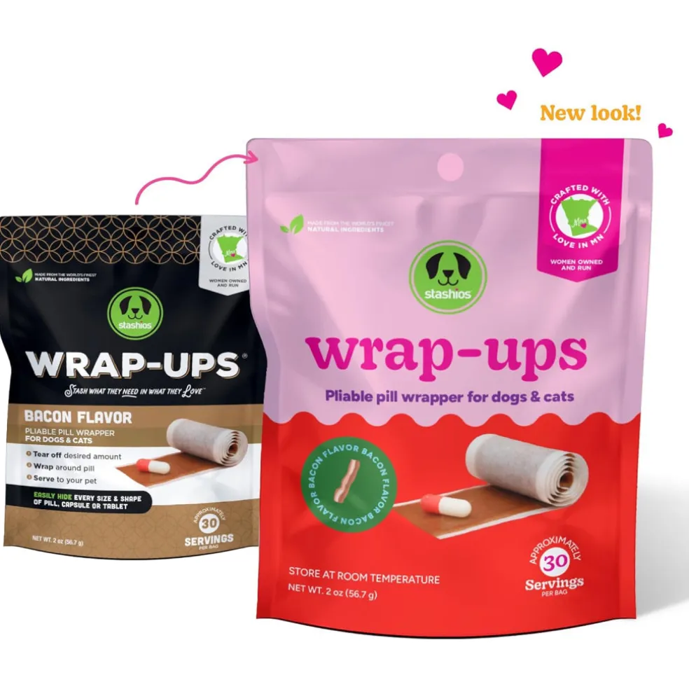 Stashios Wrap-Ups Bacon Flavor Pill Wrapper for Dogs & Cats (2 oz)