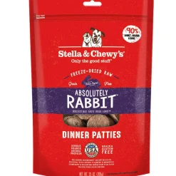 Stella & Chewy's Aboslutely Rabbit Dinner Patties Freeze-Dried Raw Food For Dogs